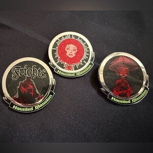 Official Disney Trading Pins - Haunted Mansion Mystery Bag Pin Set of 3